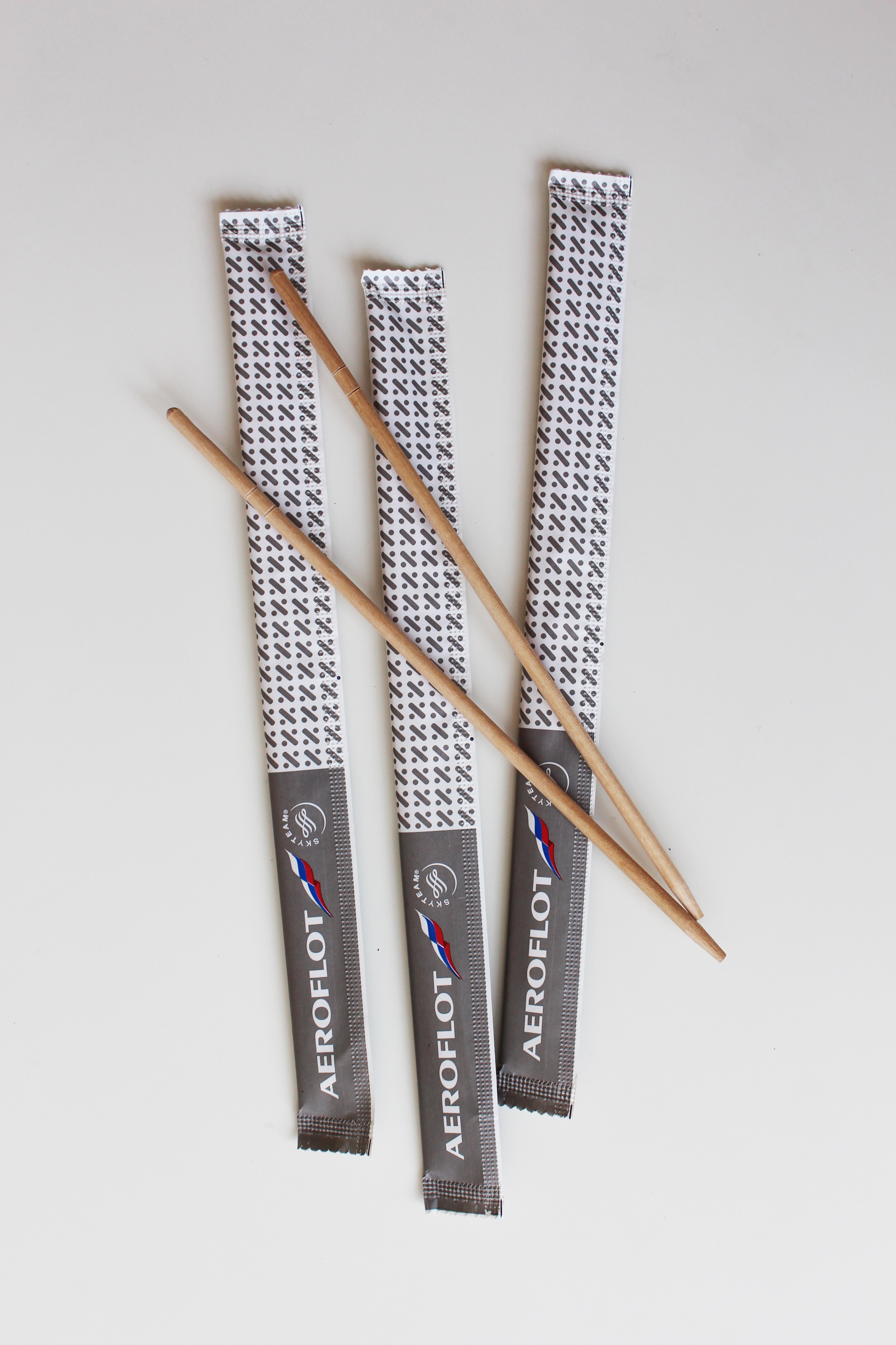 Палочки для суши с логотипом осиновые